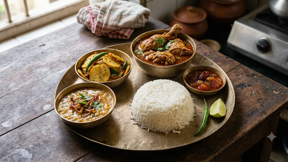 Chicken Thali